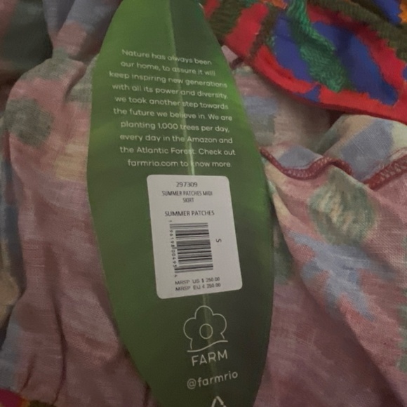 Farm Rio Summer Patches Midi Skirt - Picture 2 of 3